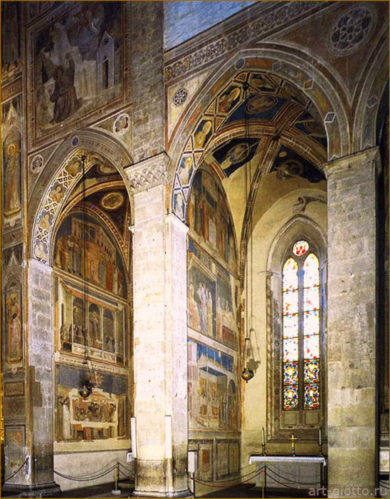 Капеллы Перуцци и Барди церкви Санта-Кроче во Флоренции. Джотто / www.art-giotto.ru